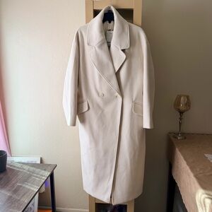 H&M Elegant Cream Trench Coat